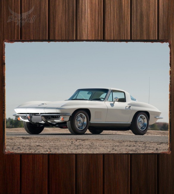 Металлическая табличка Corvette Sting Ray  202
